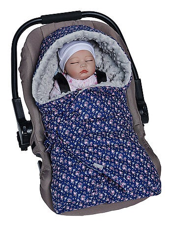 Sevira kids | couverture enveloppante réversible flore