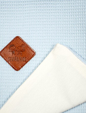Sevira kids | couverture été en coton nid d'abeille