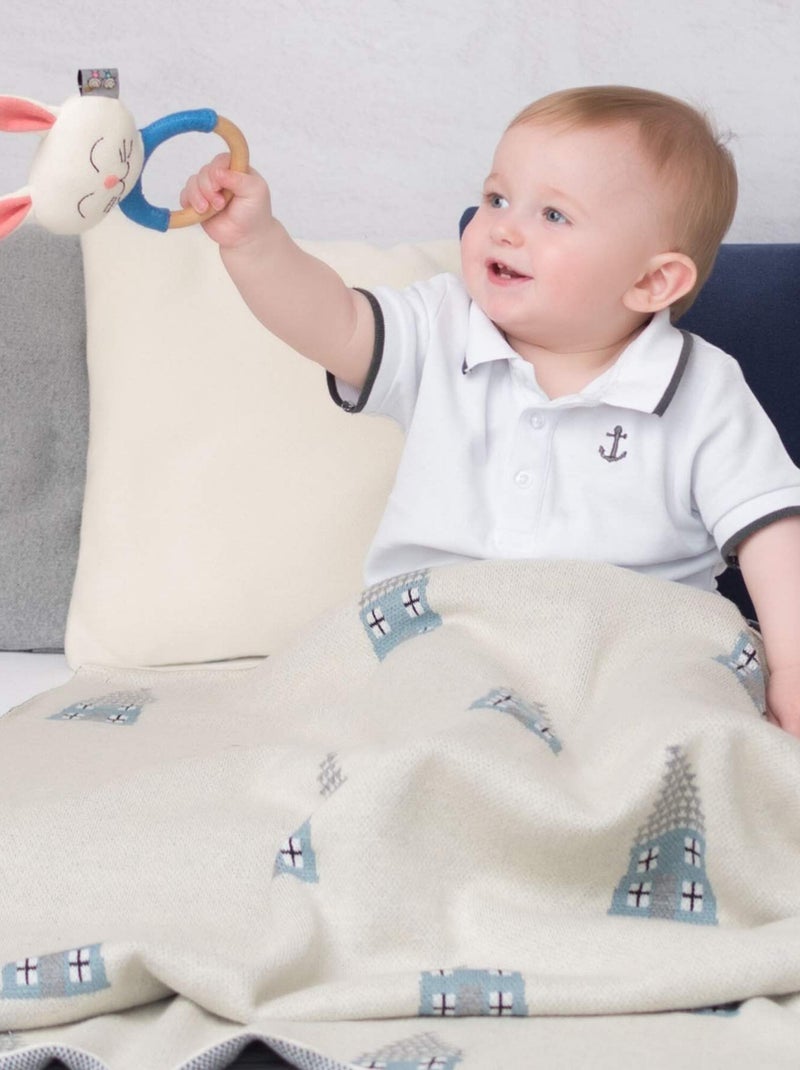 Sevira kids | couverture  gots maisons Ecru - Kiabi