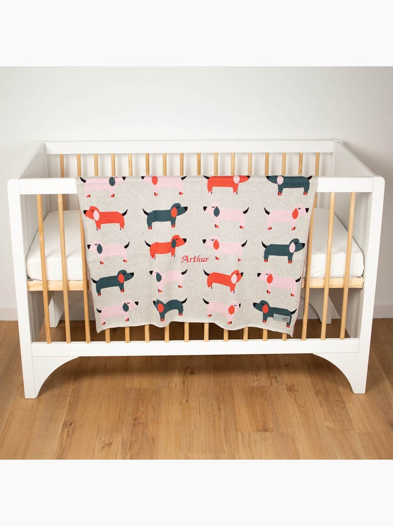 Sevira kids | couverture  gots teckel Rose - Kiabi