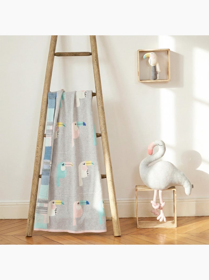 Sevira kids | couverture  gots toucan Gris - Kiabi