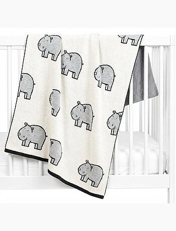 Sevira kids | couverture plaid hippo