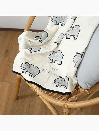 Sevira kids | couverture plaid hippo