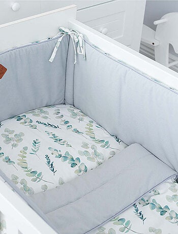 Sevira kids | couverture plaid réversible eucalyptus