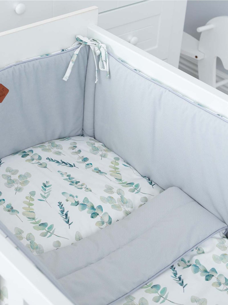 Sevira kids | couverture plaid réversible eucalyptus Gris - Kiabi