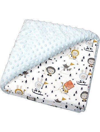 Sevira kids | couverture réversible en minky eskimo
