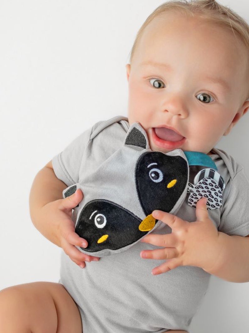 Sevira kids | doudou bouillotte chaud et froid avec noyaux de cerise raton Gris - Kiabi