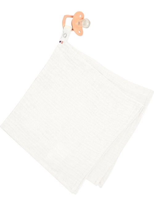 Sevira kids | doudou lange attache tétine en gaze de coton jeanne - Kiabi Sevira kids | doudou lange attache tétine en gaze de coton jeanne - Kiabi