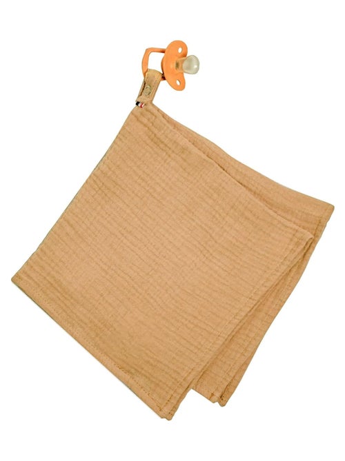 Sevira kids | doudou lange attache tétine en gaze de coton jeanne - Kiabi Sevira kids | doudou lange attache tétine en gaze de coton jeanne - Kiabi