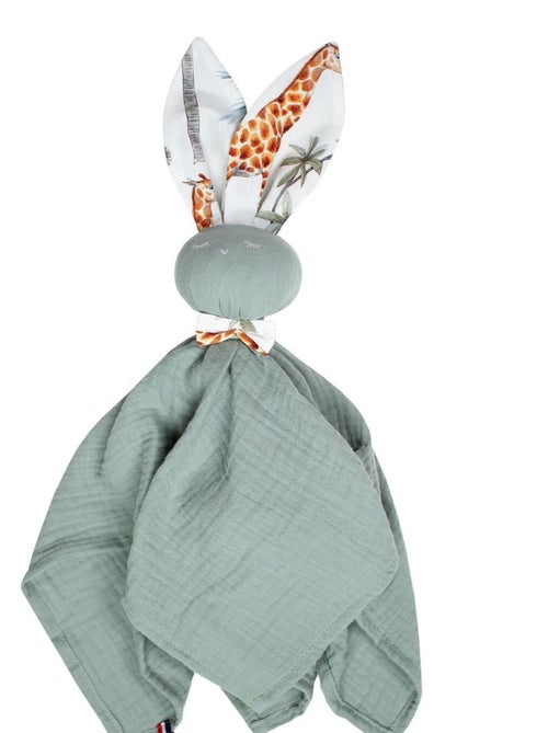 Sevira kids | doudou lapin en gaze de coton safari - Kiabi Sevira kids | doudou lapin en gaze de coton safari - Kiabi