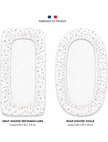 Sevira kids | drap housse berceau en coton sidonia