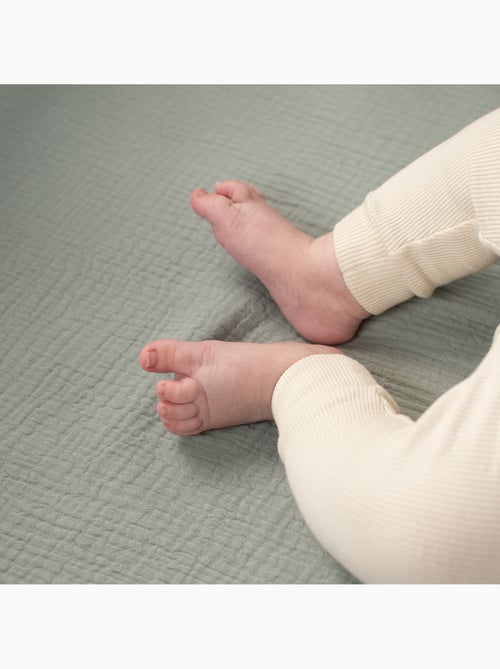 Sevira kids | drap housse berceau en gaze de coton jeanne - Kiabi Sevira kids | drap housse berceau en gaze de coton jeanne - Kiabi