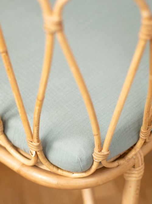 Sevira kids | drap housse berceau en gaze de coton jeanne - Kiabi