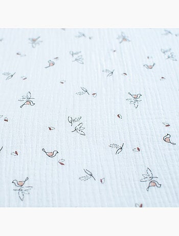Sevira kids | drap housse berceau en gaze de coton melody
