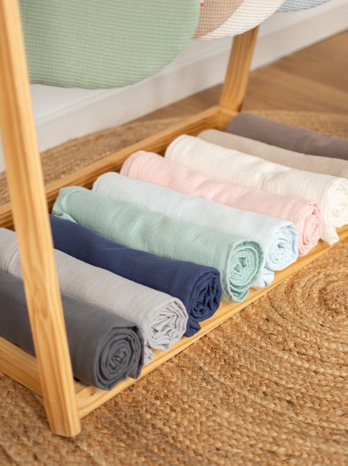 Sevira kids | drap housse couffin en double gaze à carreaux - Kiabi Sevira kids | drap housse couffin en double gaze à carreaux - Kiabi