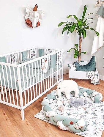 Sevira kids | drap housse couffin ovale safari