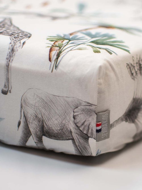Sevira kids | drap housse couffin ovale safari - Kiabi Sevira kids | drap housse couffin ovale safari - Kiabi