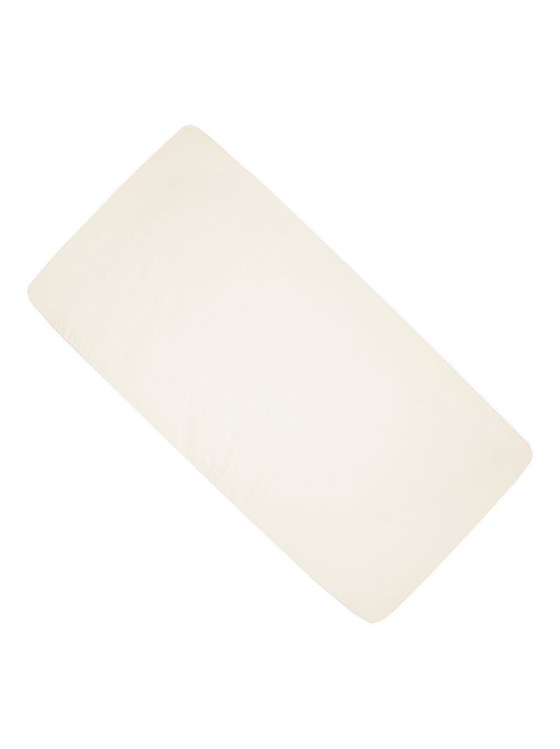 Sevira kids | drap housse en coton jersey uni Ecru - Kiabi