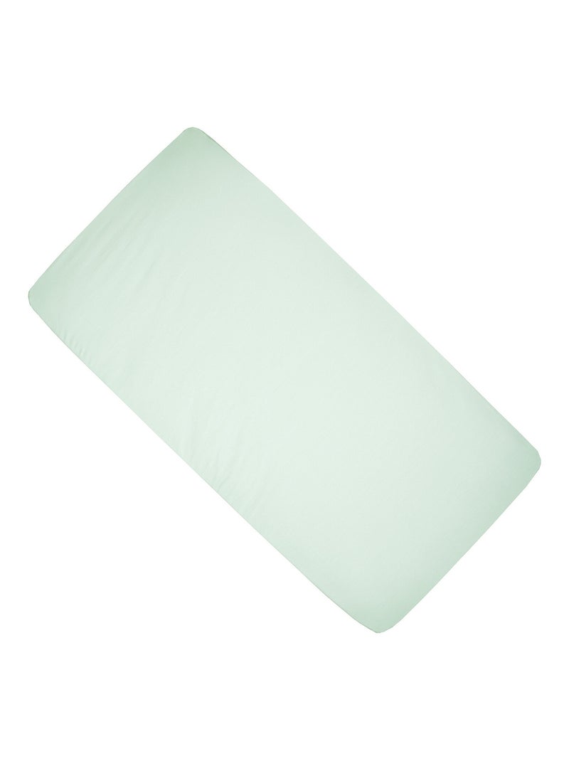 Sevira kids | drap housse en coton jersey uni Vert - Kiabi