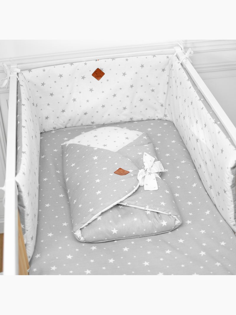 Sevira kids | drap-housse en coton stella Gris - Kiabi