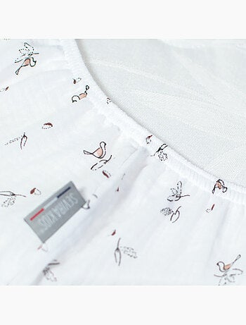 Sevira kids | drap-housse en gaze de coton melody
