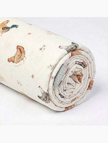 Sevira kids | drap housse en satin de coton gallina