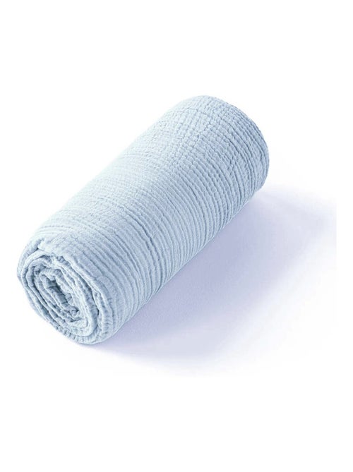 Sevira kids | drap housse uni en gaze de coton - Kiabi
