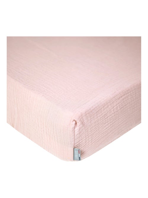 Sevira kids | drap housse uni en gaze de coton - Kiabi
