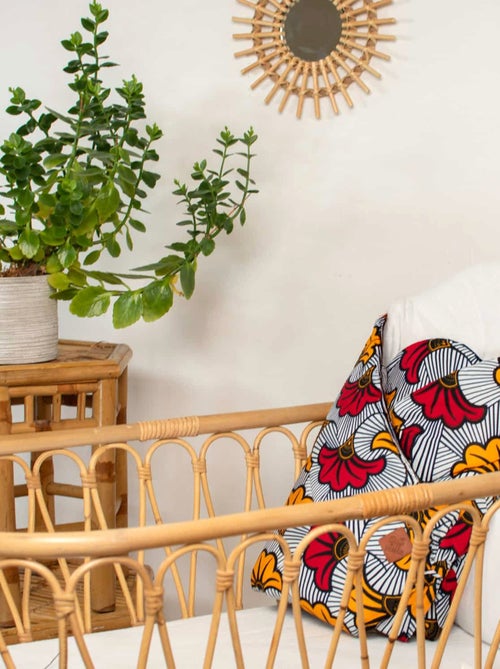 Sevira kids | gigoteuse d'emmaillotage en coton wax fleurs de mariage - Kiabi Sevira kids | gigoteuse d'emmaillotage en coton wax fleurs de mariage - Kiabi
