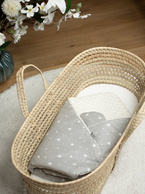 Sevira kids | gigoteuse d'emmaillotage minky stella gris - Kiabi Sevira kids | gigoteuse d'emmaillotage minky stella gris - Kiabi