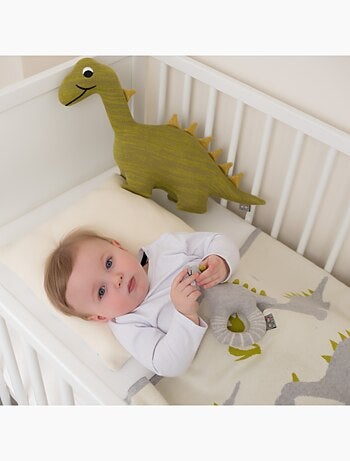 Sevira kids | grande peluche dinosaure en coton tricoté