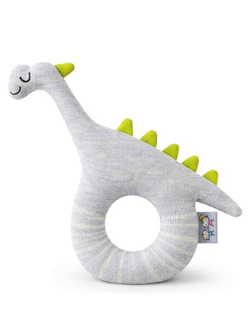 Sevira kids | hochet bébé en coton tricoté dinosaure - Kiabi