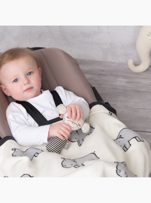 Sevira kids | hochet bébé en coton tricoté singe - Kiabi