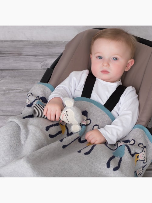 Sevira kids | hochet bébé en coton tricoté singe - Kiabi