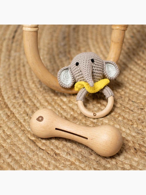 Sevira kids | hochet bois bébé naturel sonore - Kiabi