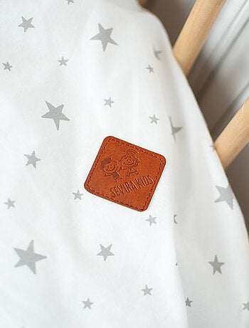 Sevira kids | housse de couette bébé réversible en coton stella