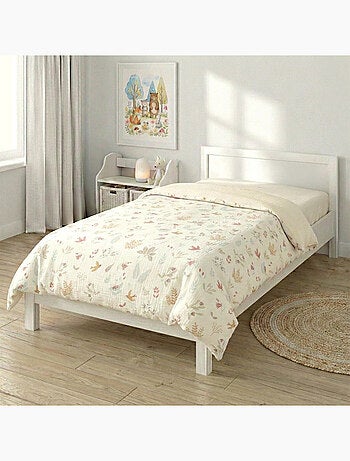 Sevira kids | housse de couette réversible en gaze de coton aube