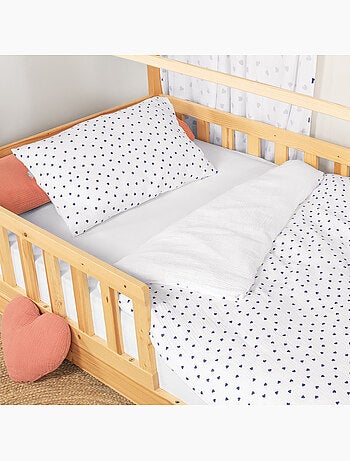 Sevira kids | housse de couette réversible en gaze de coton lovio