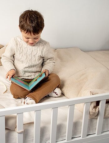 Sevira kids | housse de couette réversible en lin lavé