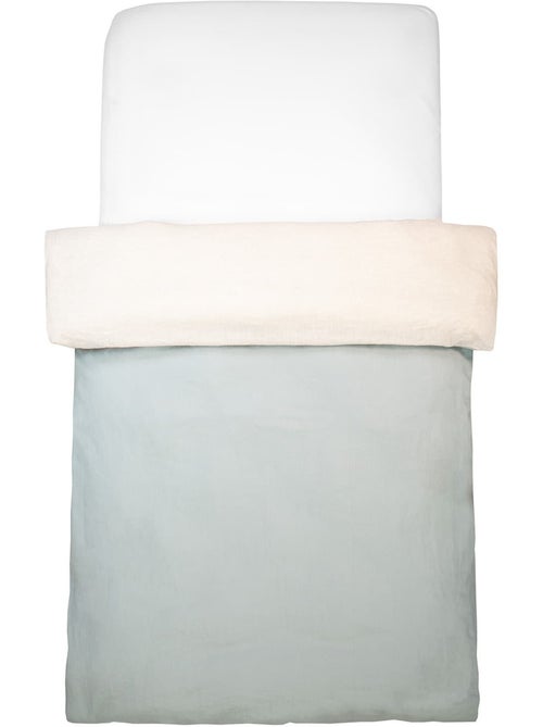 Sevira kids | housse de couette réversible en lin lavé - Kiabi Sevira kids | housse de couette réversible en lin lavé - Kiabi