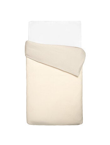Sevira kids | housse de couette réversible gaze de coton & nid d'abeille