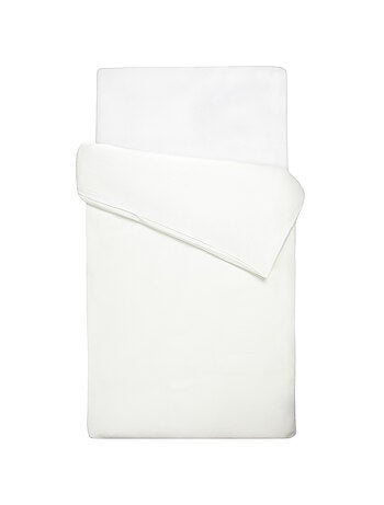 Sevira kids | housse de couette réversible gaze de coton & nid d'abeille