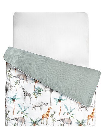 Sevira kids | housse de couette réversible safari