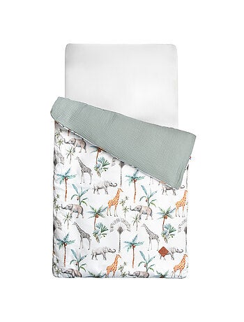 Sevira kids | housse de couette réversible safari