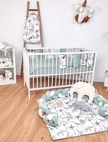 Sevira kids | housse de matelas à langer + tapis de change safari