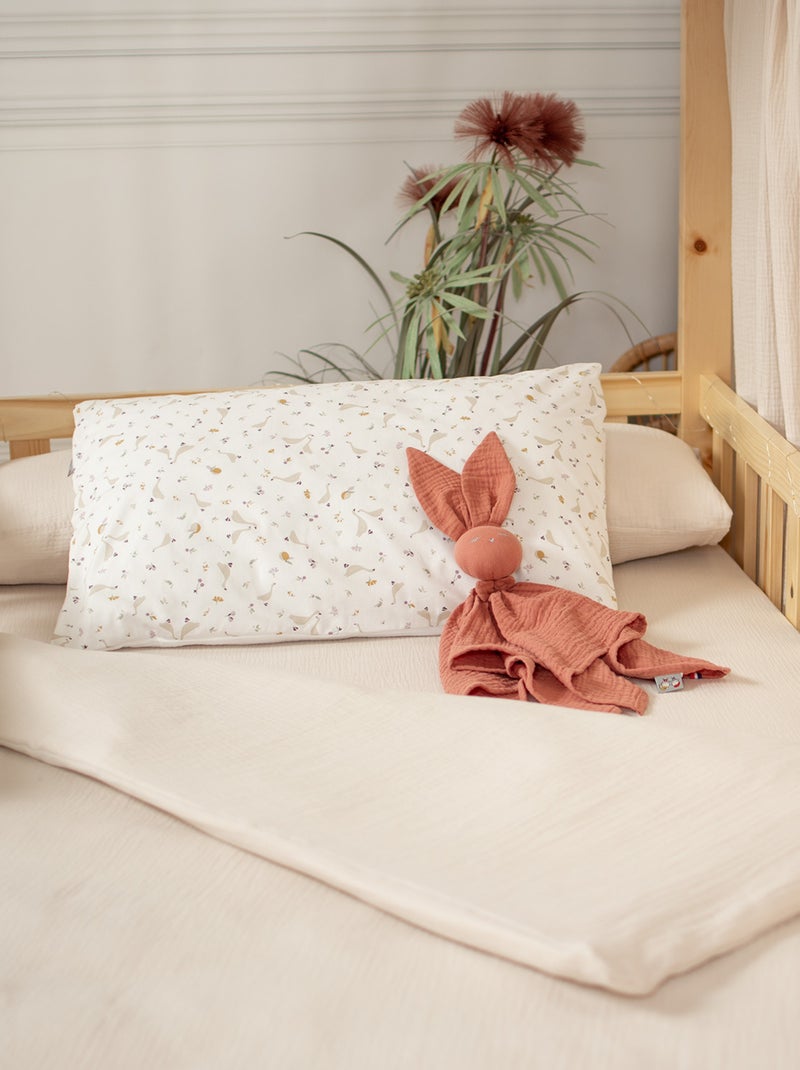 Sevira kids | housse pour traversin plat en gaze de coton jeanne Beige - Kiabi