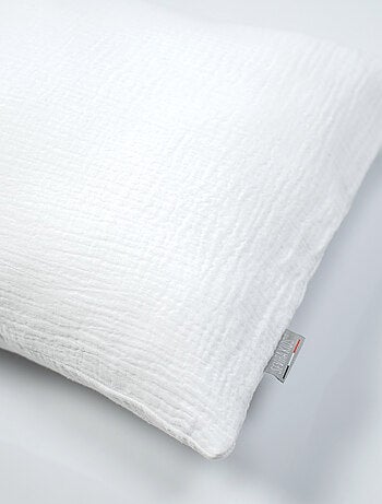 Sevira kids | housse pour traversin plat en gaze de coton jeanne