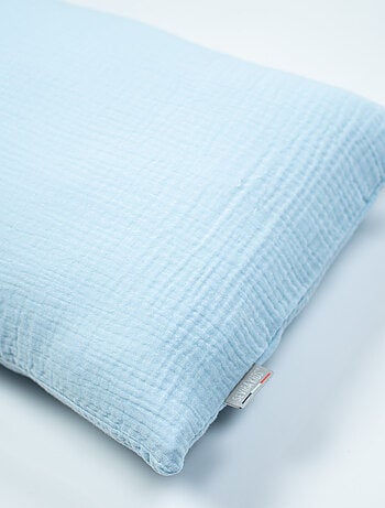 Sevira kids | housse pour traversin plat en gaze de coton jeanne