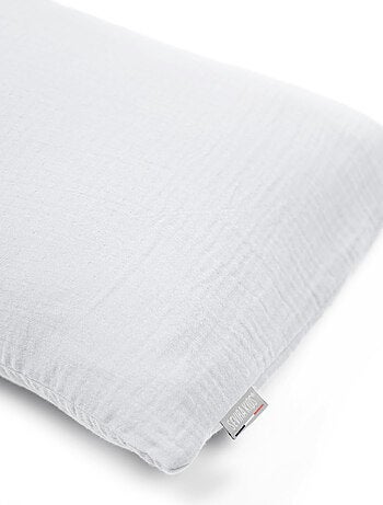 Sevira kids | housse pour traversin plat en gaze de coton jeanne