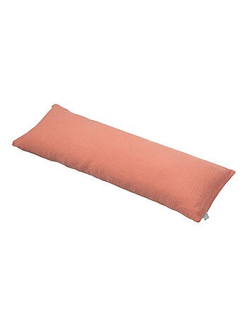 Sevira kids | housse pour traversin plat en gaze de coton jeanne